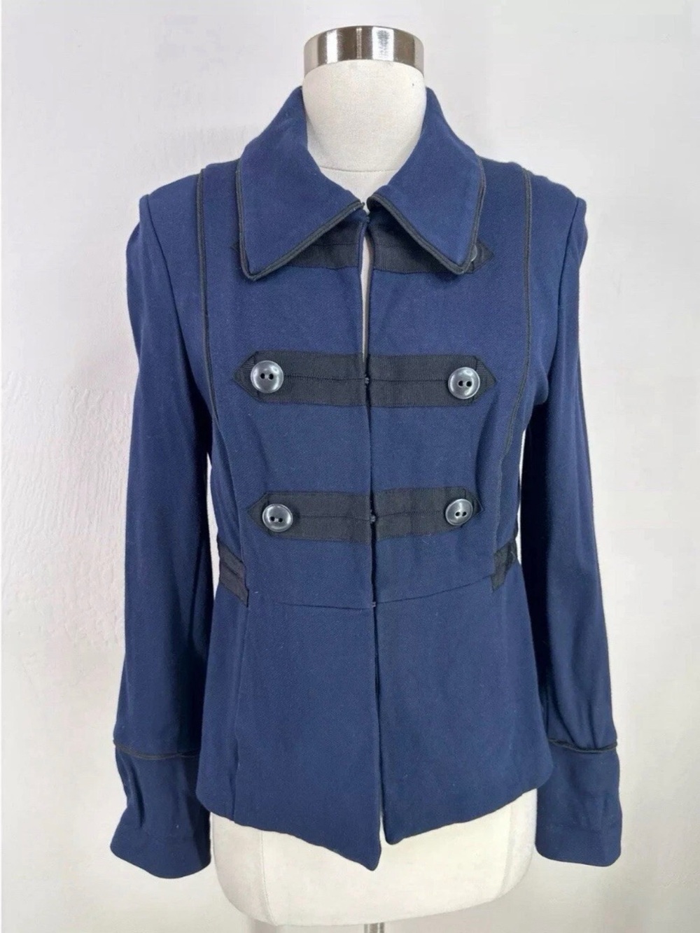 Cabi Navy Military-Inspired Women’s Jacket
